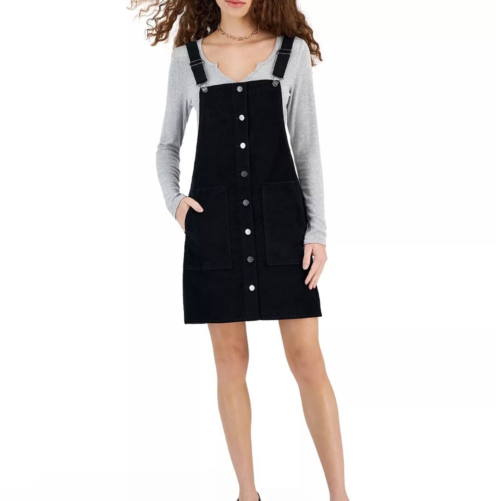 Tinseltown Retro Corduroy Pinafore dress